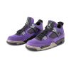 Travis Scott x  Air Jordans  4 Retro  ' Purple Suede ?C Black Midsole ' 766296-LN4