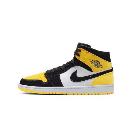  Air Jordans  1 Mid Yellow Toe Black852542-071