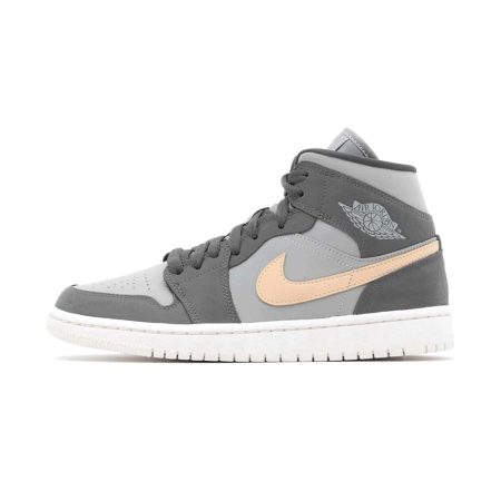  Air Jordans  1 Mid WMNS "Grey Onyx"BQ6472-020