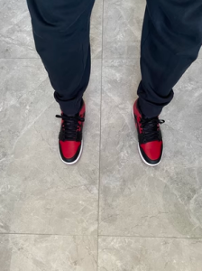 Air Jordans  1 Retro High OG  ' Banned Bred ' 555088-001 photo review