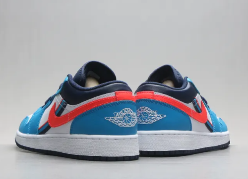  Air Jordans  1 Low GS  ' Game Time ' CV4892-100 photo review