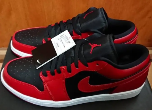  Air Jordans  1 Low  ' Reverse Bred ' 553558-606 photo review