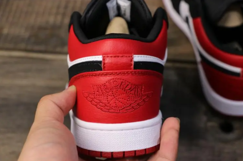  Air Jordans  1 Low   '  Noble Red  '  553558-604 photo review