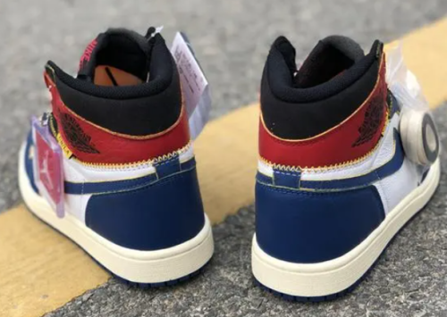  Air Jordans  1 Retro HI NRG / UN  ' Union ?C Storm Blue ' BV1300-146 photo review