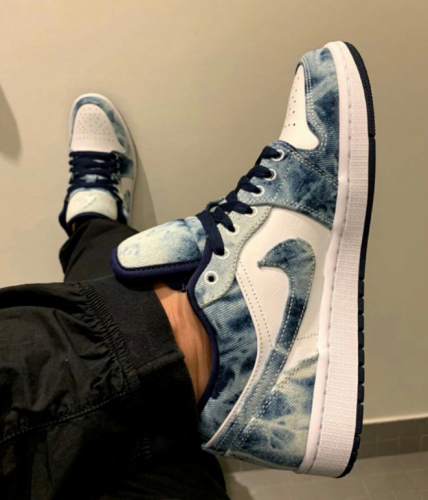  Air Jordans  1 Low SE  ' Washed Denim ' CZ8455-100 photo review