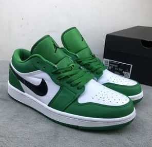  Air Jordans  1 Low  ' Mystic Green ' 553558-113 photo review