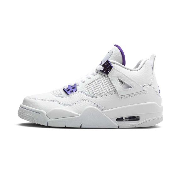  Air Jordans  4 Retro GS   ' Metallic Pack  C Purple  ' 408452-115