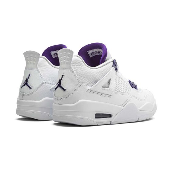  Air Jordans  4 Retro GS   ' Metallic Pack  C Purple  ' 408452-115