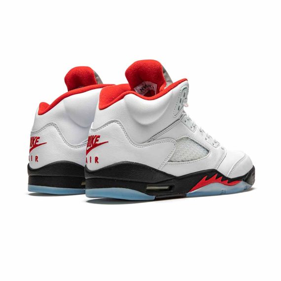 Youth  Air Jordans  5 Retro GS   ' Fire Red Silver Tongue  ' 440888-102ordans