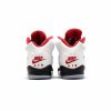 Youth  Air Jordans  5 Retro GS   ' Fire Red Silver Tongue  ' 440888-102ordans