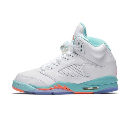  Air Jordans  5 GS   ' Light Aqua  ' 440892-100