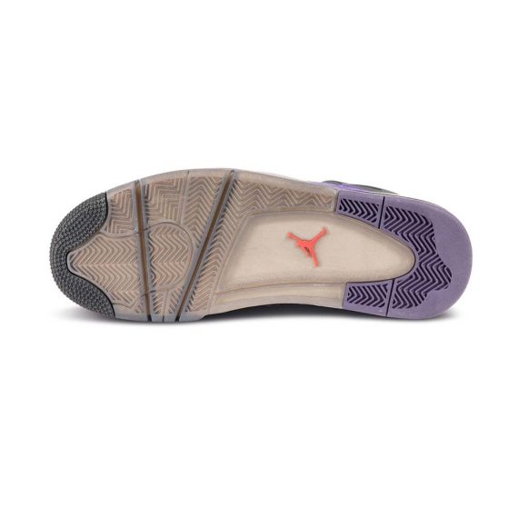Travis Scott x  Air Jordans  4 Retro  ' Purple Suede ?C Black Midsole ' 766296-LN4