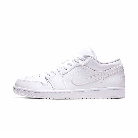  Air Jordans  1 Low  ' Triple White ' 553558-112