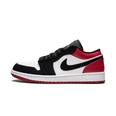  Air Jordans  1 Low  ' Black Toe ' 553558-116