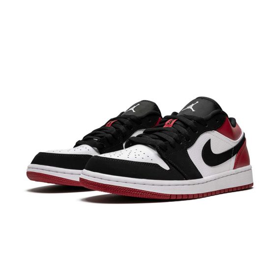 Air Jordans 1 Low ' Black Toe ' 553558-116