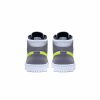  Air Jordans  1 Mid  ' Grey Volt ' 554724-072