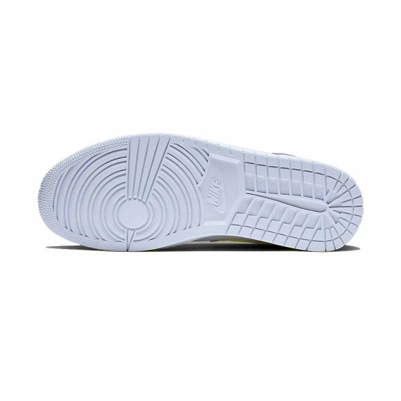  Air Jordans  1 Mid  ' Grey Volt ' 554724-072