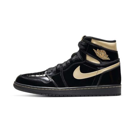  Air Jordans  1 Retro High OG ‘ Black Metallic Gold ‘ 555088-032