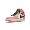  Air Jordans  1 Mid GS 'Pink Quartz'555112-603