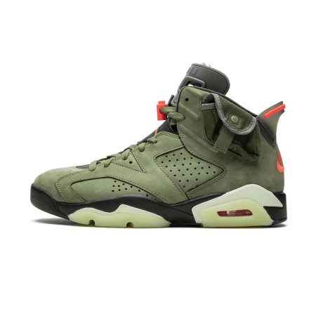 Travis Scott x Air  6 Retro  ' Olive ' CN1084-200