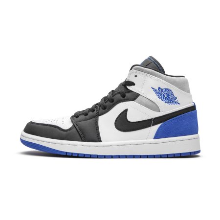  Air Jordans  1 MID SE  ' Game Royal Black Toe ' 852542-102