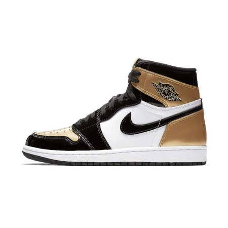  Air Jordans  1 Retro High OG NRG  ' Gold Toe ' 861428-007