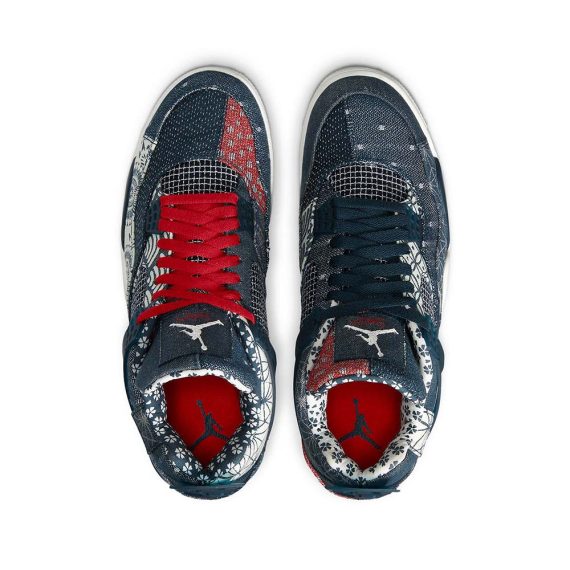  Air Jordans  4 Retro SE  ' Sashiko '  CW0898 400CW0898-400