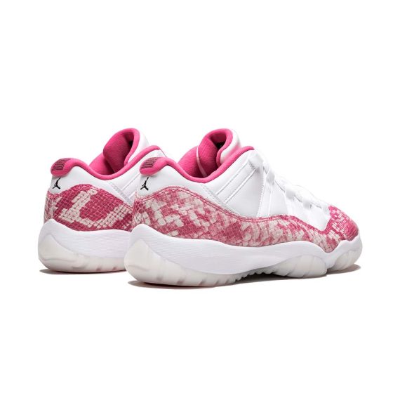  Air Jordans 11 Retro Low WMNS  ' Pink Snakeskin ' AH7860-106
