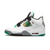  Air Jordans  4 Retro WMNS  ' Rasta ?C Lucid Green ' AQ9129-100