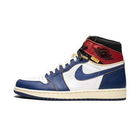  Air Jordans  1 Retro HI NRG / UN  ' Union ?C Storm Blue ' BV1300-146
