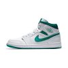  Air Jordans  1 Mid  ' Mystic Green ' CD6759-103