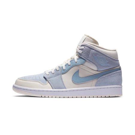  Air Jordans  1 Mid SE  ' Sail Light Blue ' DA4666-100
