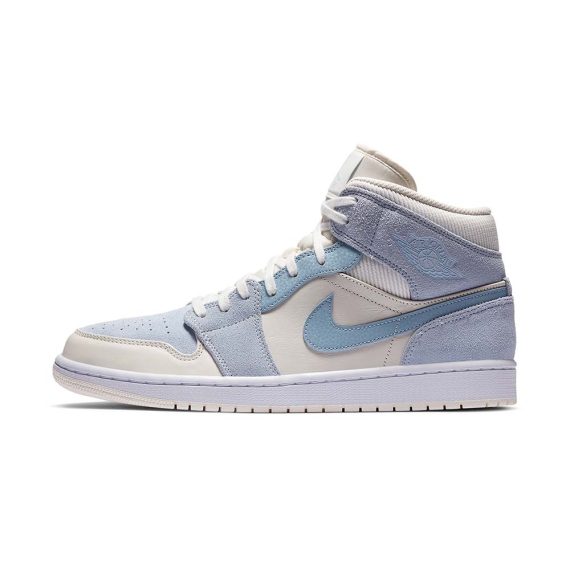  Air Jordans  1 Mid SE  ' Sail Light Blue ' DA4666-100