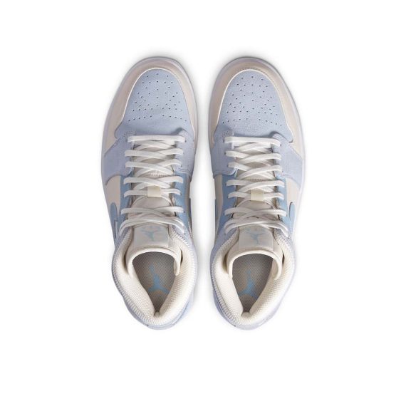  Air Jordans  1 Mid SE  ' Sail Light Blue ' DA4666-100