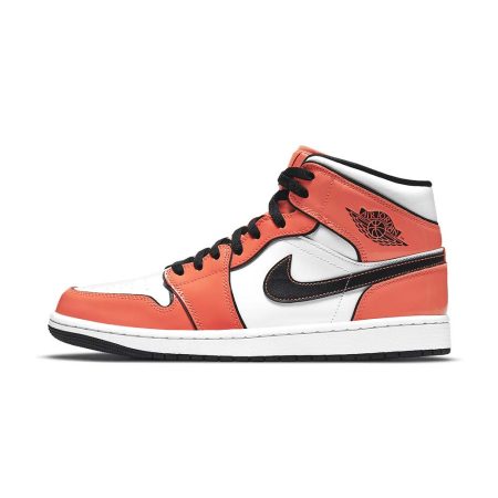  Air Jordans  1 Mid SE  ' Turf Orange '  DD6834 802DD6834-802